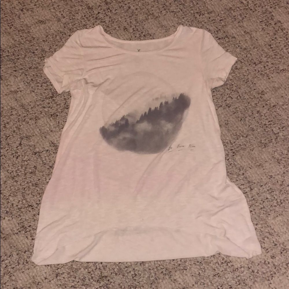 High-Low graphic top